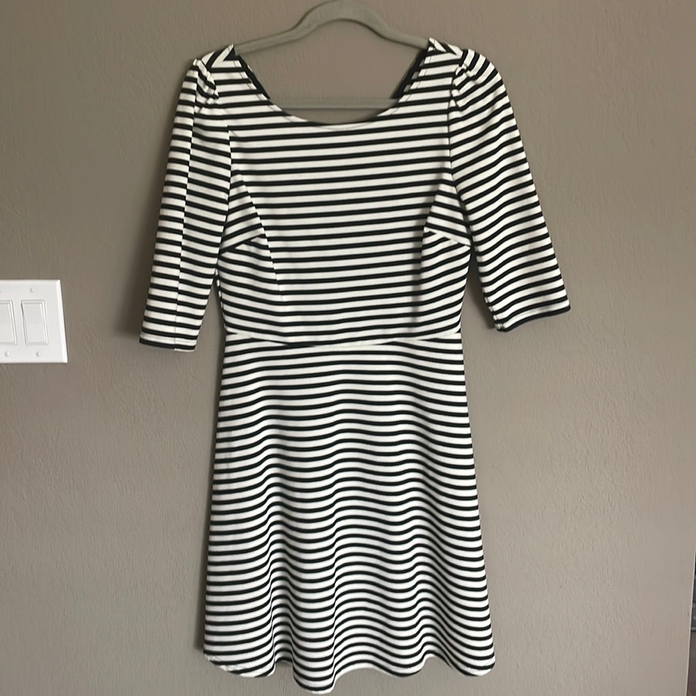 Black and white dress